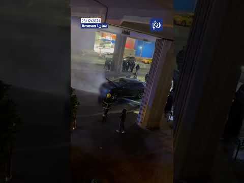 احتراق مركبة بشكل مفاجئ في عمان  #shortsvideo #shortvideo #shorts #short