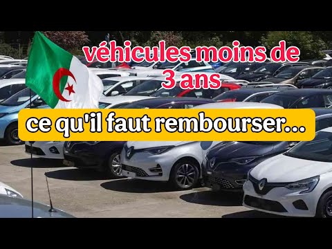 Véhicules moins de 3 ans – ce qu'il faut rembourser pour lever l'incessibilité
