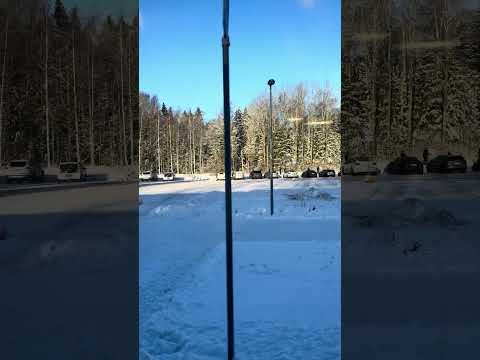 الفنلنديين يلعبون رياضتهم المفضلة⛷️❄️🥶