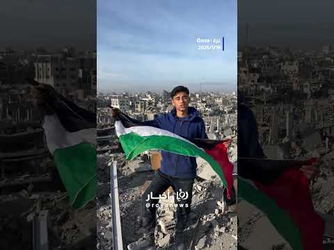 عبود يبث من جباليا لحظات دخول الهدنة في غزة #shortsvideo #shortvideo #shorts