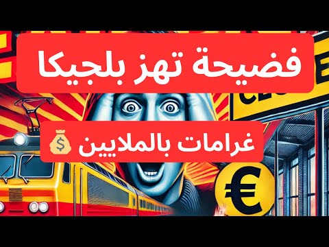 فضيحة تهز بلجيكا 🇧🇪 اغلاق محطات القطارات ‼️وغرامات صادمة للمدخنين 🚬💰