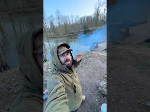 تخييم في الغابة و درجة الحرارة -5 🔥🥶 #العراق #اوروبا