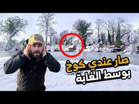 عشت يوم كامل في كوخ داخل الغابة🥶 – تجربة مجنونة 🇧🇪🇮🇶