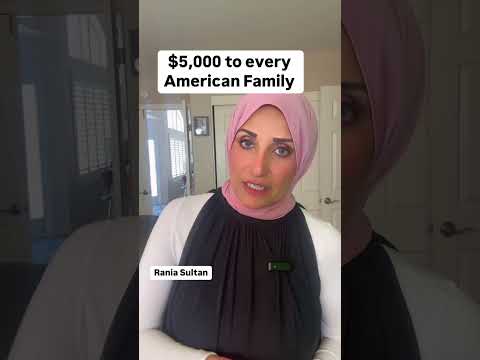 $5,000 for American families. The truth behind it. @raniasultan #lifeinusa