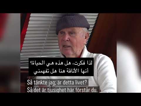 شاهد: رجل سويدي يعيش في قارب منذ ثلاثين عاماً