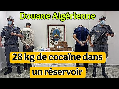 Douane Algérienne – 28 Kg de cocaïne dissimulés dans un réservoir de voiture