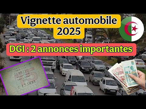 Vignette automobile 2025 – deux annonces importantes de la DGI