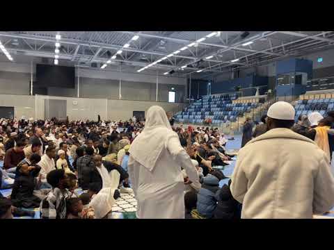 أجواء صلاة عيد الفطر في السويد (مدينة Köping) 2025