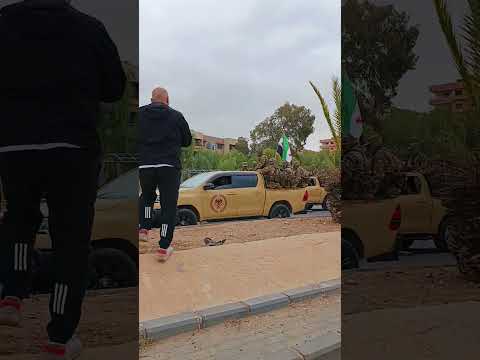 صورتلكم شوي من اجواء فرحة التحرير بدمشق 💚😍✌️