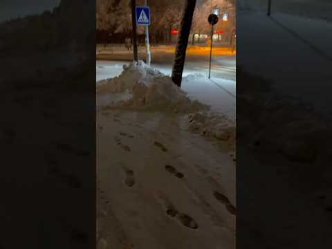 اقوي عاصفة ثلجية في المانيا درجة حرارة ٢٠ تحت الصفر